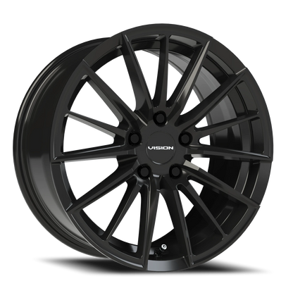 Vision Axis 17X8 Gloss Black Wheel