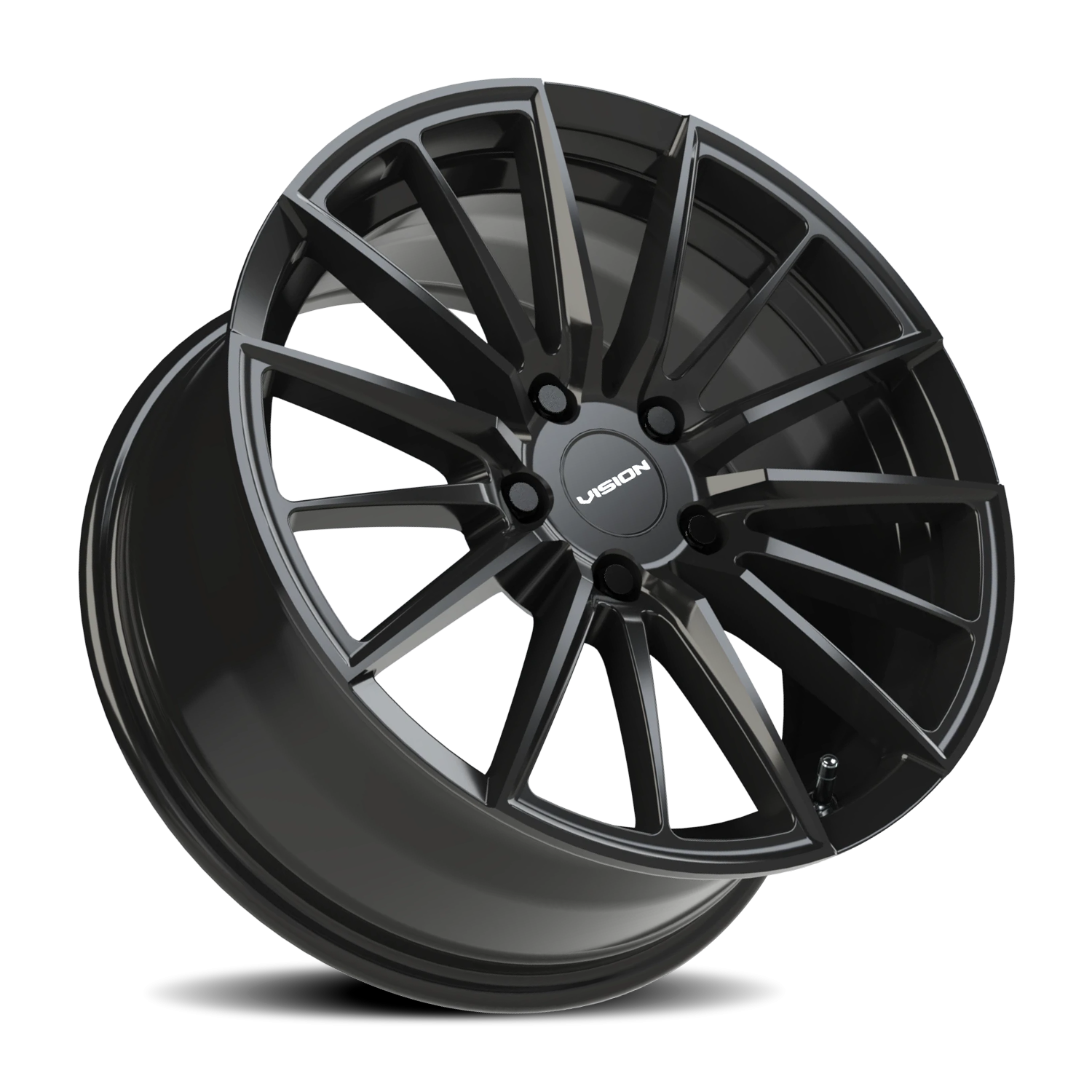Vision Axis 17X8 Gloss Black Wheel