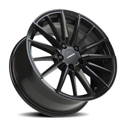 Vision Axis 17X8 Gloss Black Wheel