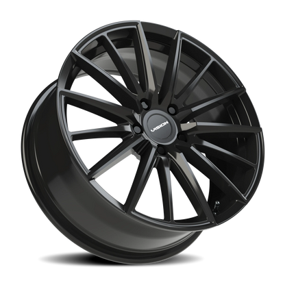 Vision Axis 19X8 Gloss Black Wheel