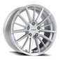 Vision Axis 18X8 Hyper Silver Machined Face Wheel
