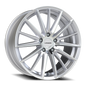 Vision Axis 19X8 Hyper Silver Machined Face Wheel