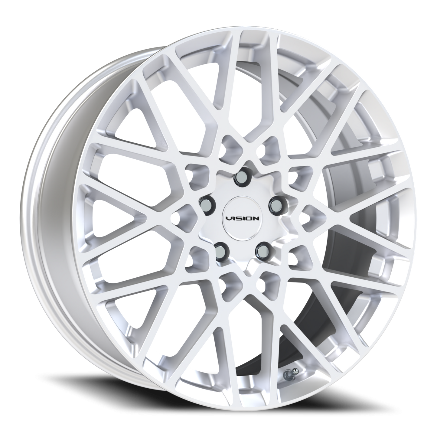 Vision Recoil 20X8.5 Hyper Silver Wheel