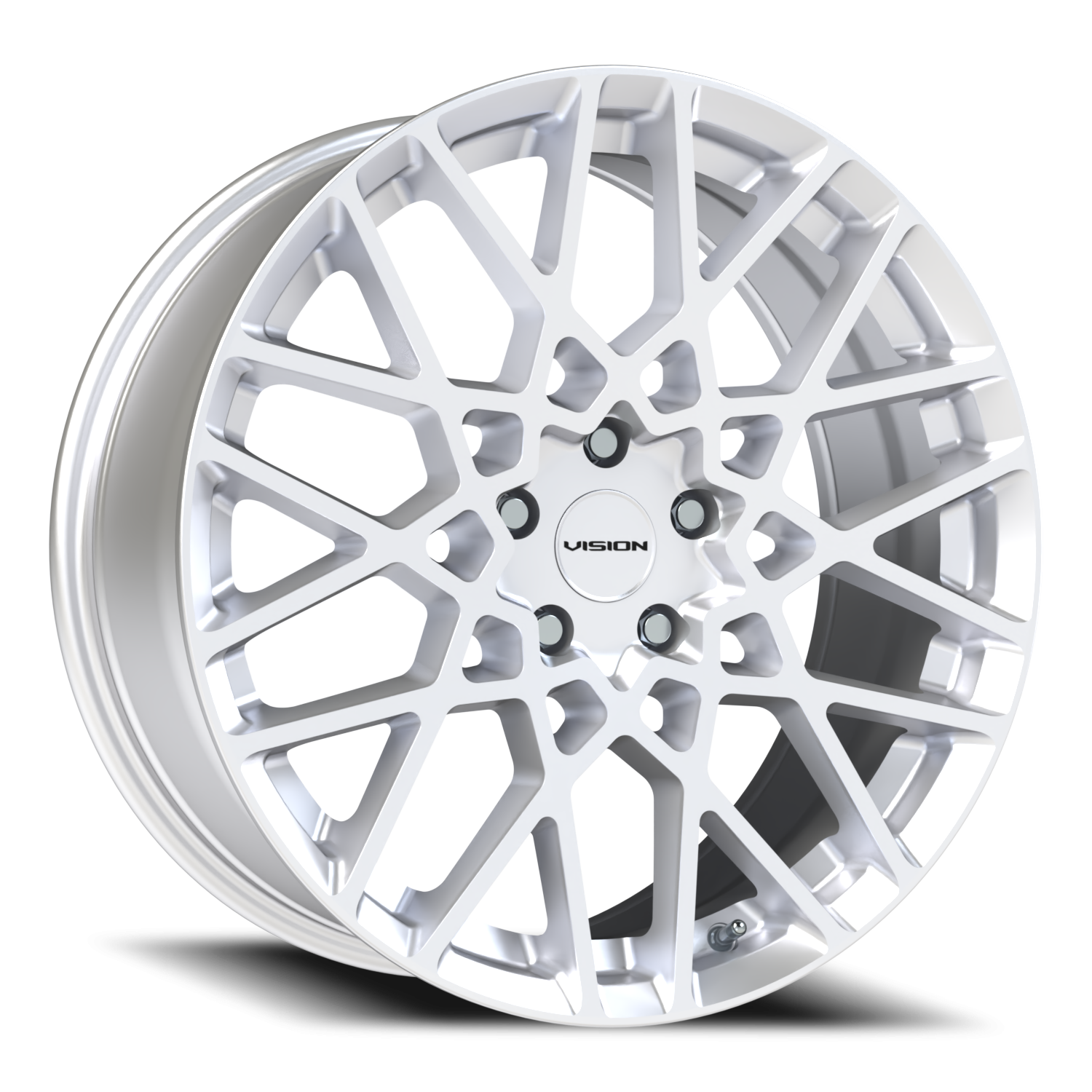 Vision Recoil 20X8.5 Hyper Silver Wheel