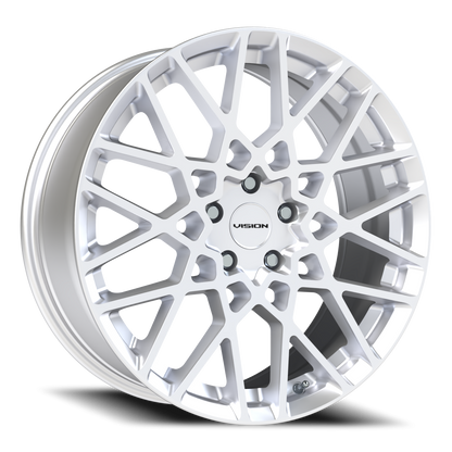Vision Recoil 20X8.5 Hyper Silver Wheel