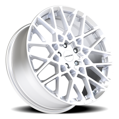 Vision Recoil 20X8.5 Hyper Silver Wheel