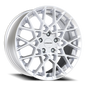 Vision Recoil 18X8 Hyper Silver Wheel