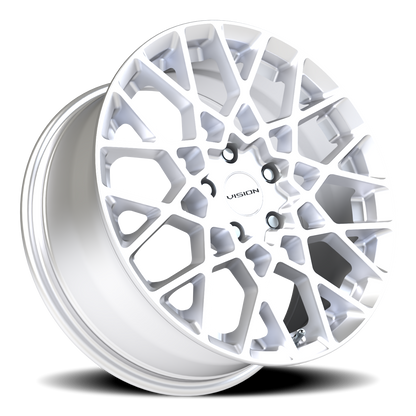 Vision Recoil 18X8 Hyper Silver Wheel