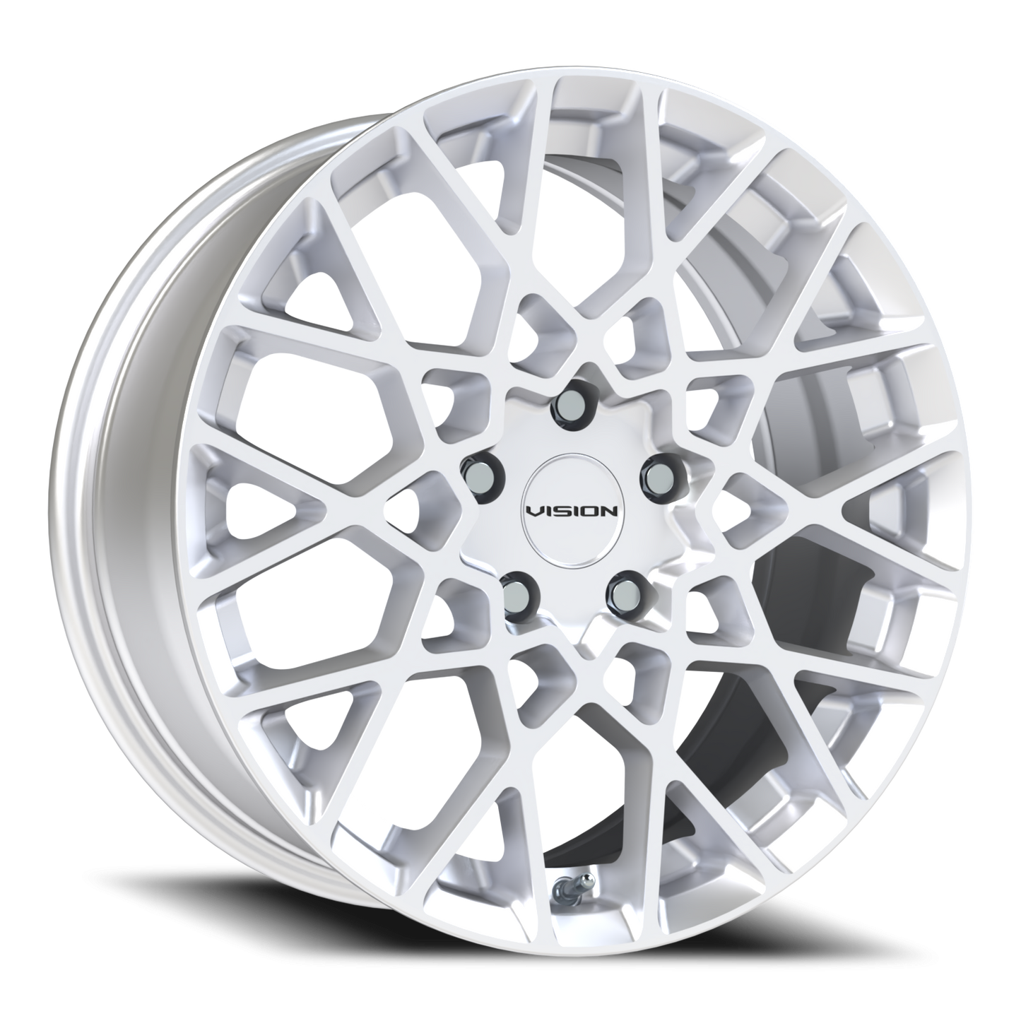 Vision Recoil 18X8 Hyper Silver Wheel