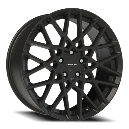 Vision Recoil 20X8.5 Satin Black Wheel