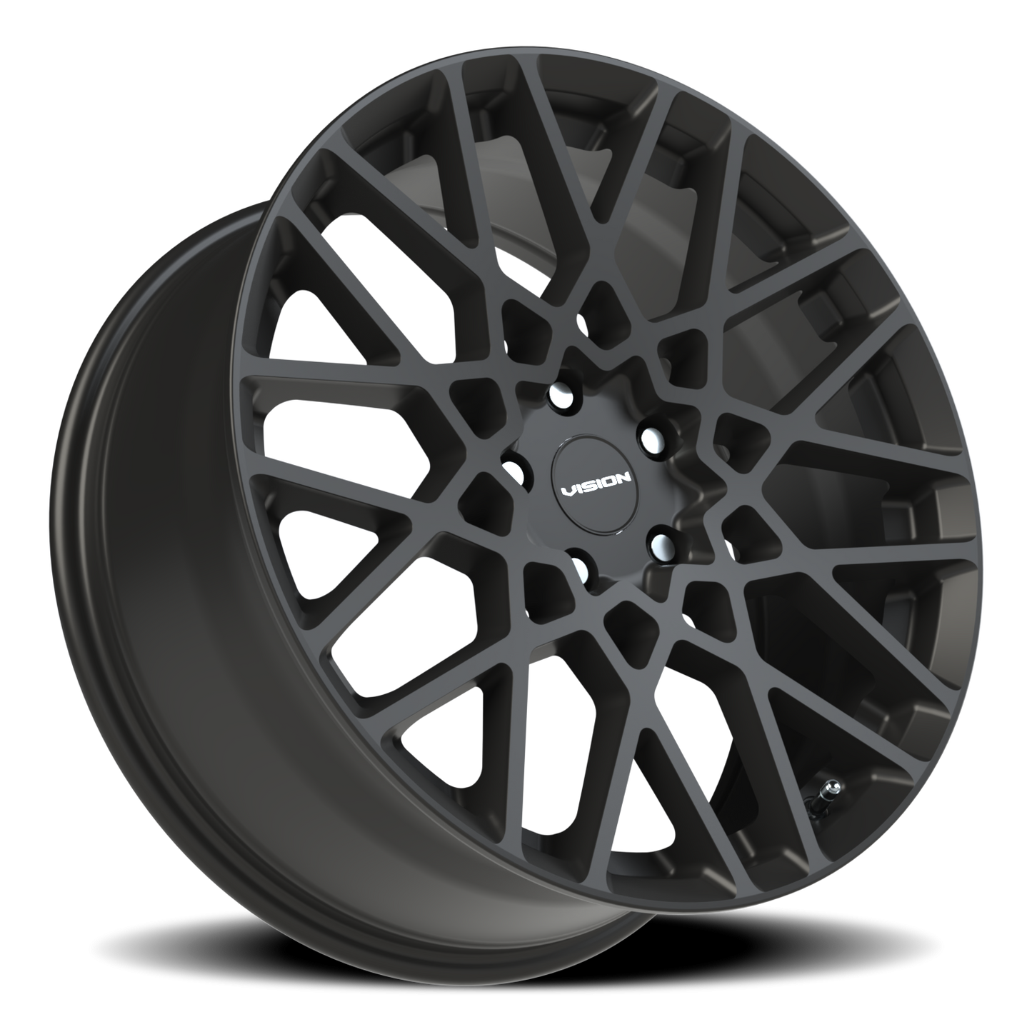 Vision Recoil 20X8.5 Satin Black Wheel