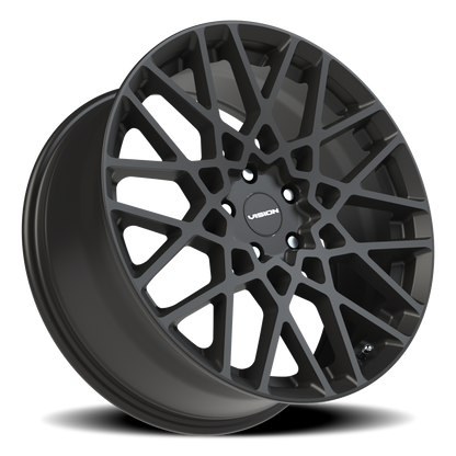 Vision Recoil 20X8.5 Satin Black Wheel