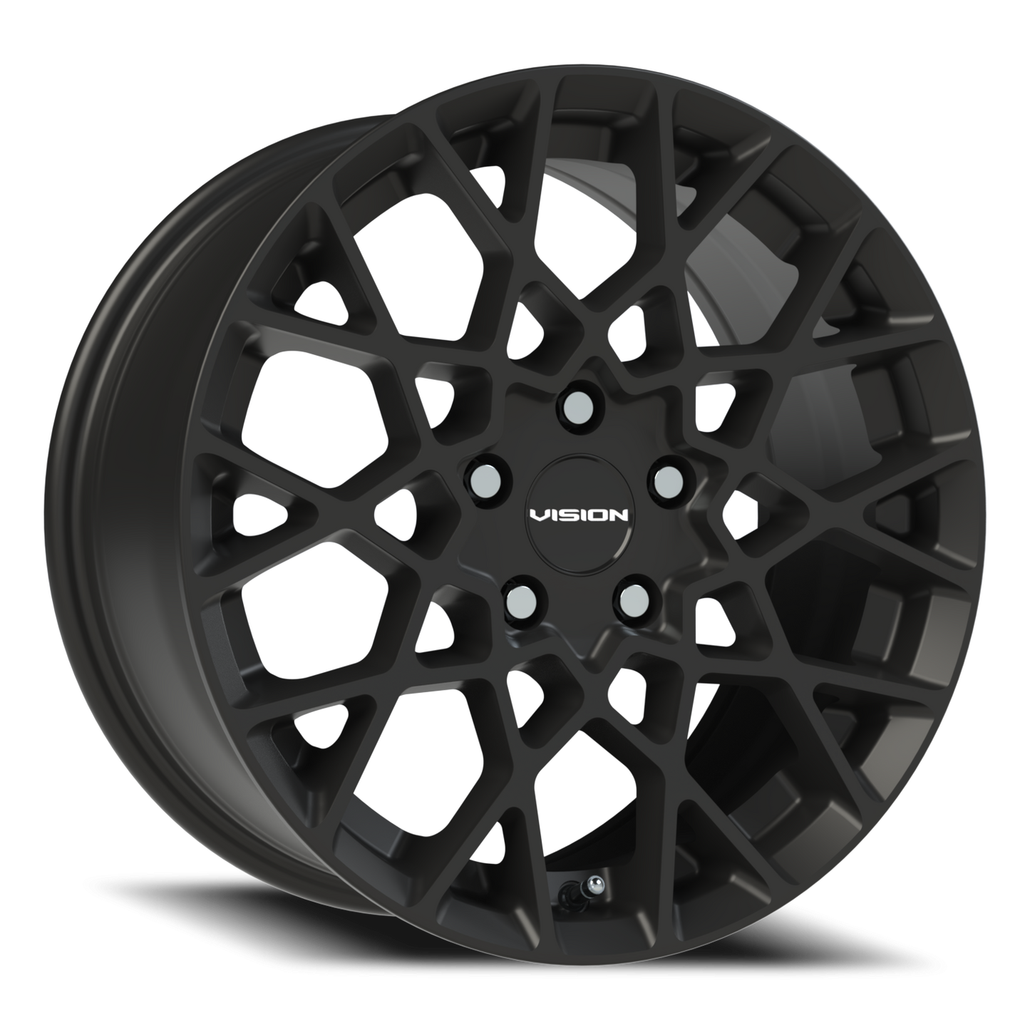 Vision Recoil 17X8 Satin Black Wheel