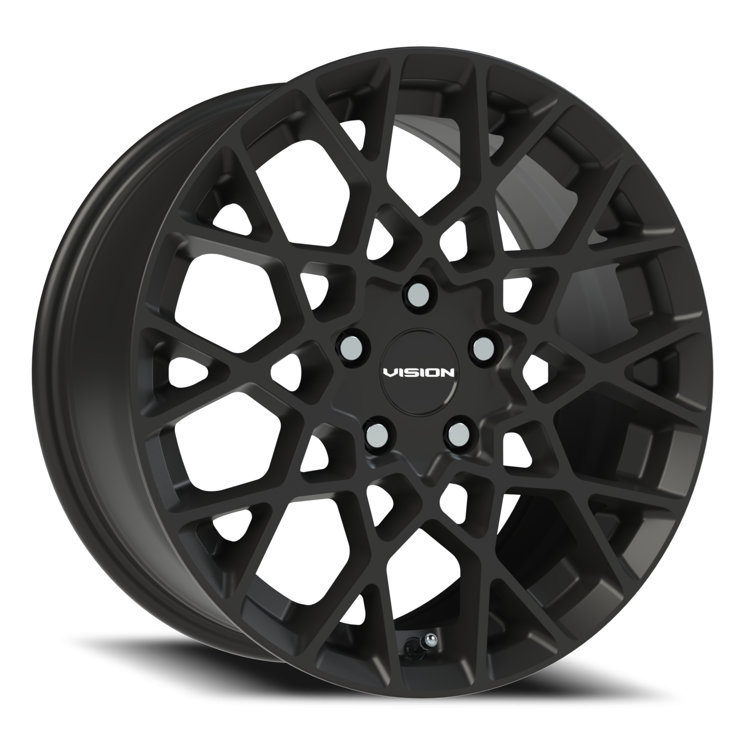 Vision Recoil 17X8 Satin Black Wheel