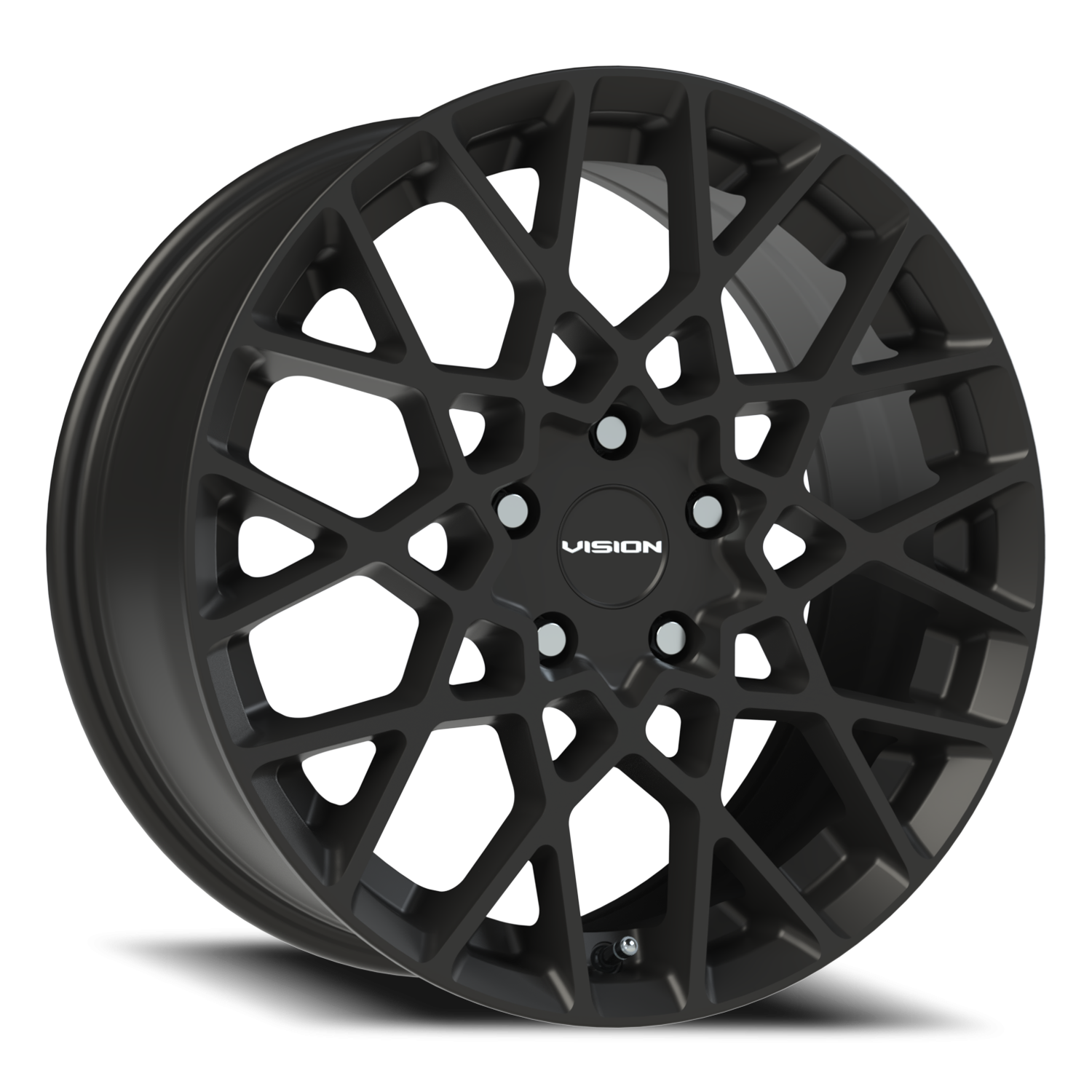 Vision Recoil 18X8 Satin Black Wheel