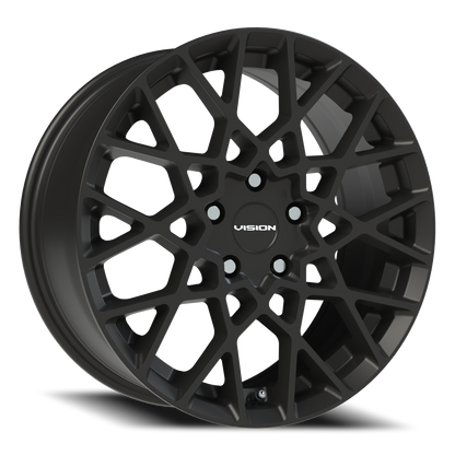 Vision Recoil 18X8 Satin Black Wheel