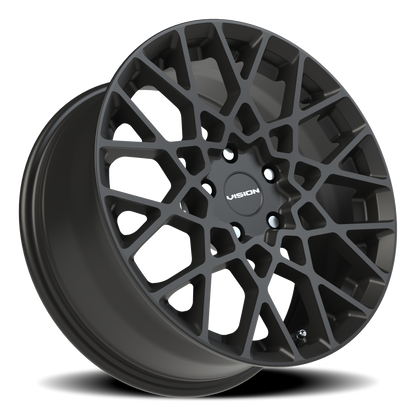 Vision Recoil 18X8 Satin Black Wheel