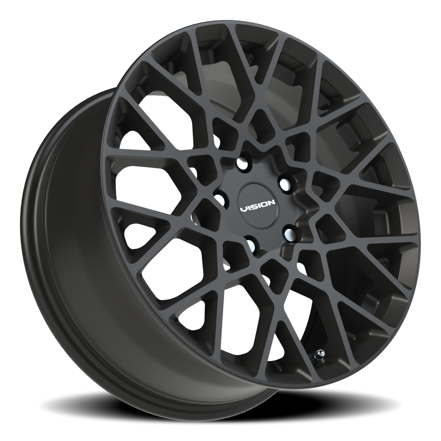 Vision Recoil 18X8 Satin Black Wheel