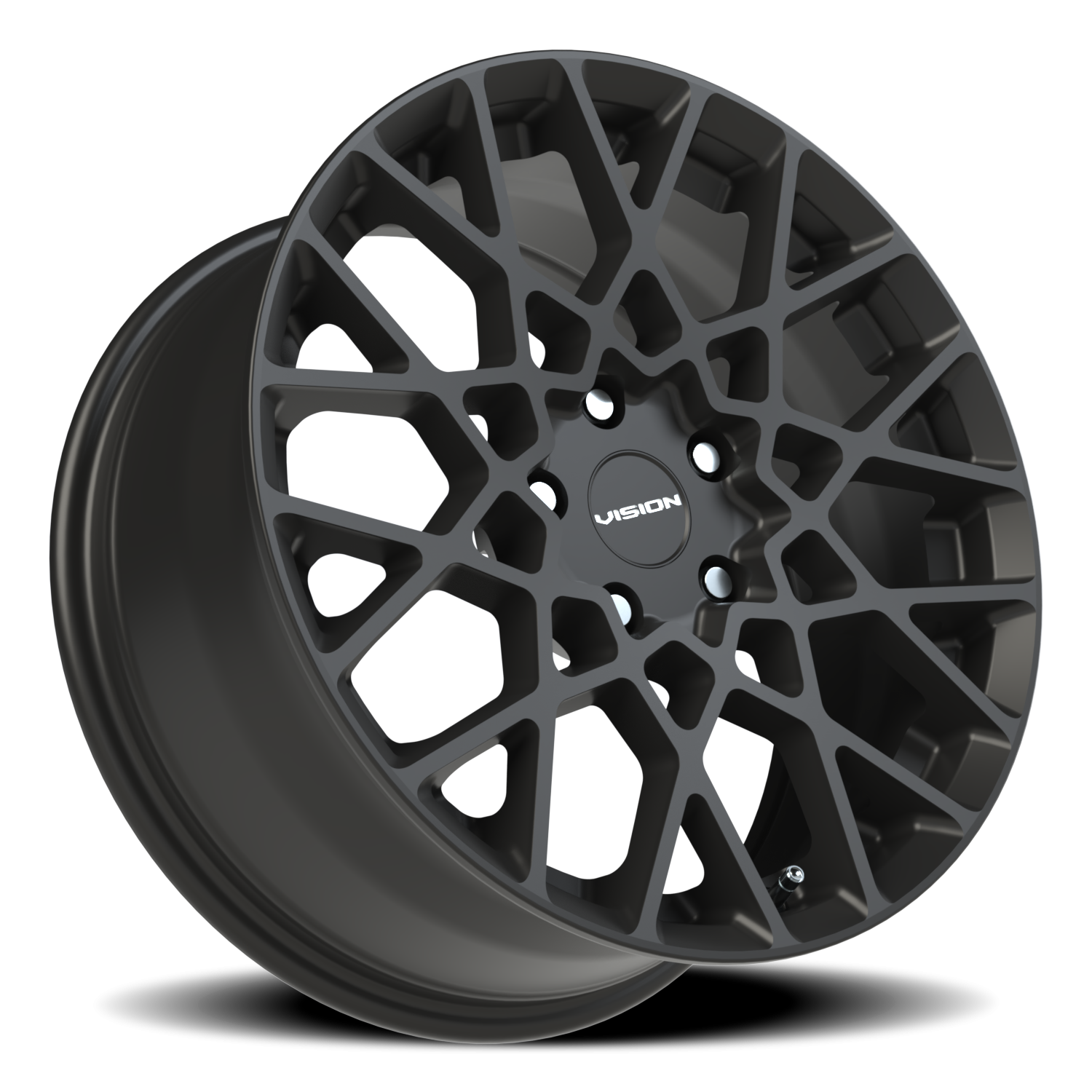 Vision Recoil 18X8 Satin Black Wheel