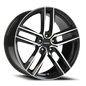Vision Clutch 20X9 Gloss Black Machined Face Wheel