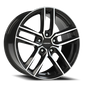 Vision Clutch 18X8.5 Gloss Black Machined Face Wheel