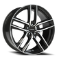 Vision Clutch 19X8.5 Gloss Black Machined Face Wheel