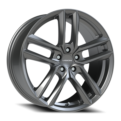 Vision Clutch 19X8.5 Gunmetal Wheel