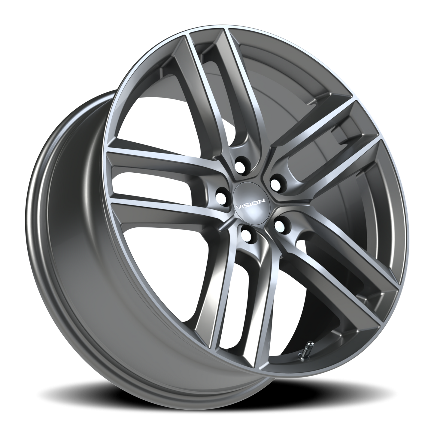 Vision Clutch 19X8.5 Gunmetal Wheel