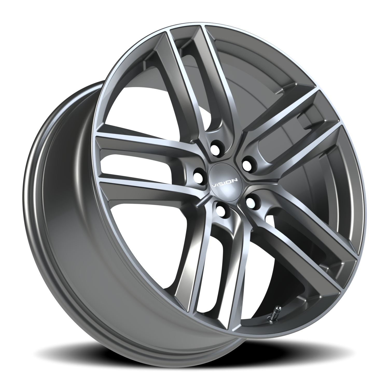 Vision Clutch 19X8.5 Gunmetal Wheel