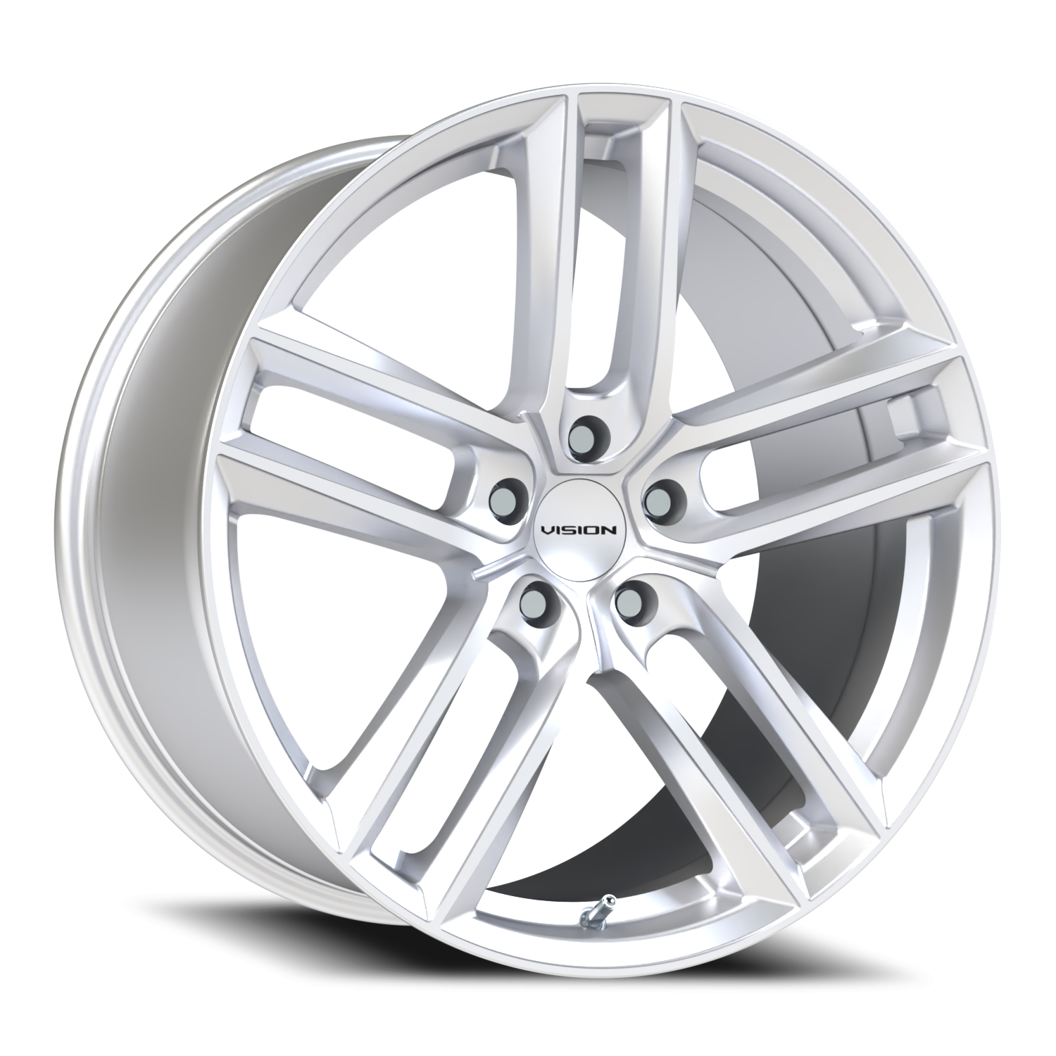 Vision Clutch 20X10.5 Hyper Silver Wheel