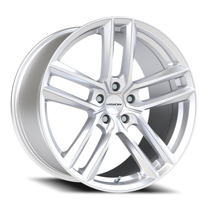 Vision Clutch 20X10.5 Hyper Silver Wheel