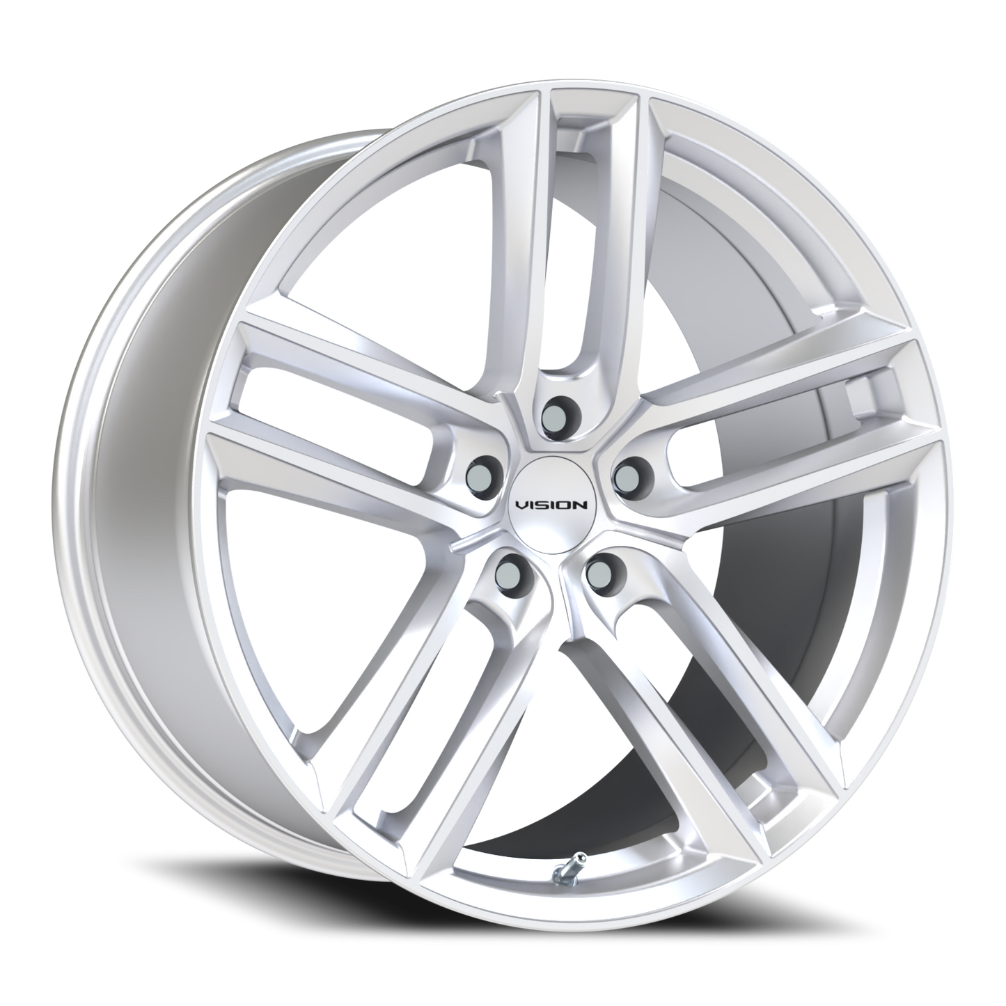 Vision Clutch 20X10.5 Hyper Silver Wheel