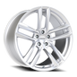 Vision Clutch 20X10.5 Hyper Silver Wheel