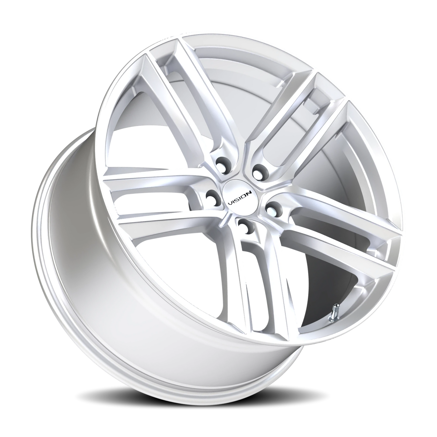 Vision Clutch 20X10.5 Hyper Silver Wheel
