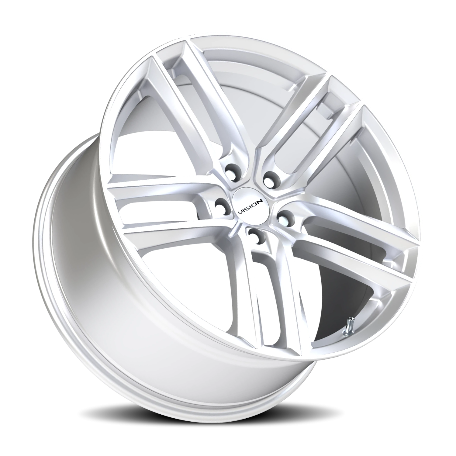 Vision Clutch 20X10.5 Hyper Silver Wheel