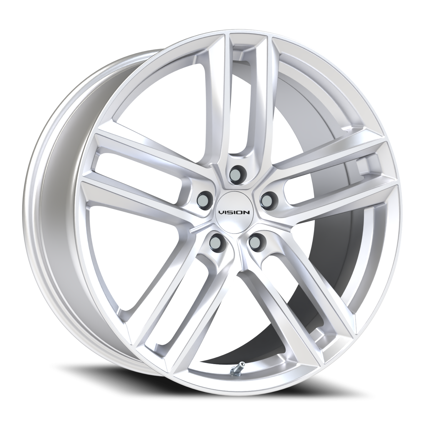 Vision Clutch 20X9 Hyper Silver Wheel