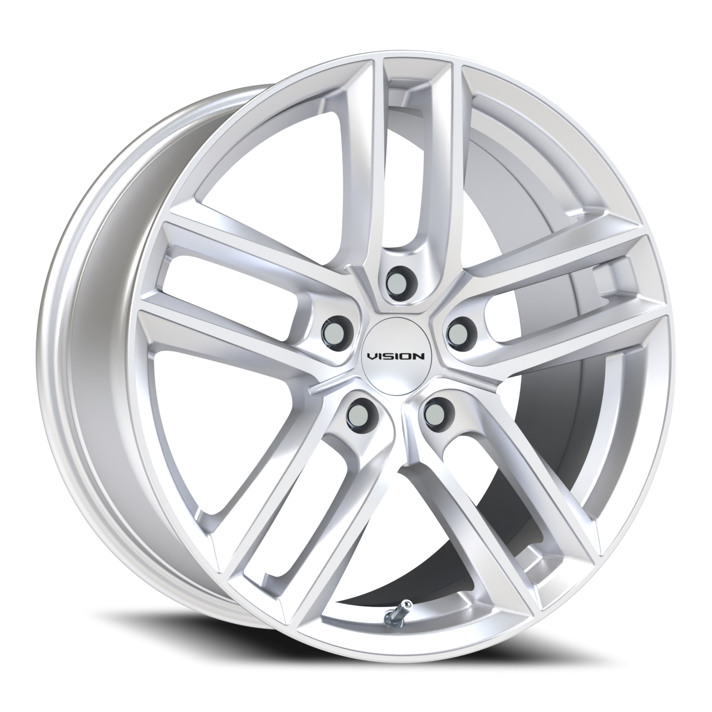 Vision Clutch 18X8.5 Hyper Silver Wheel