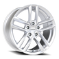 Vision Clutch 18X8.5 Hyper Silver Wheel