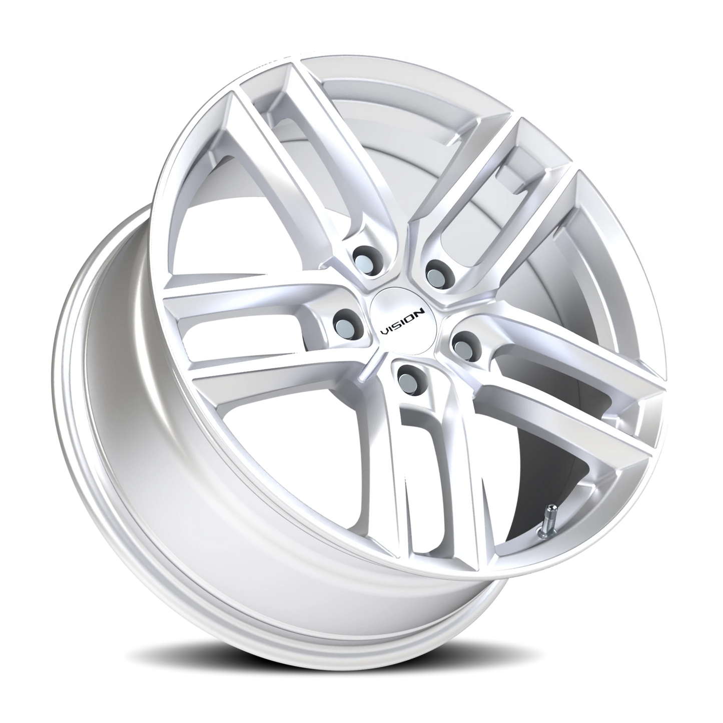 Vision Clutch 18X8.5 Hyper Silver Wheel