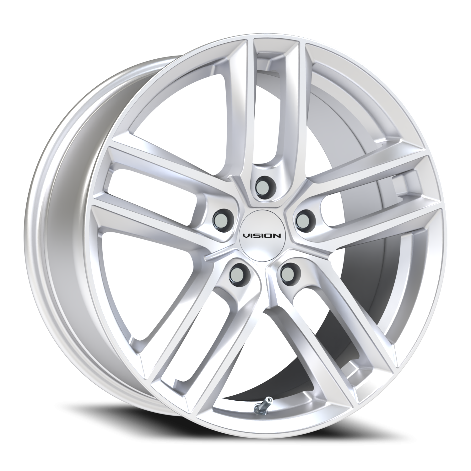 Vision Clutch 18X8.5 Hyper Silver Wheel