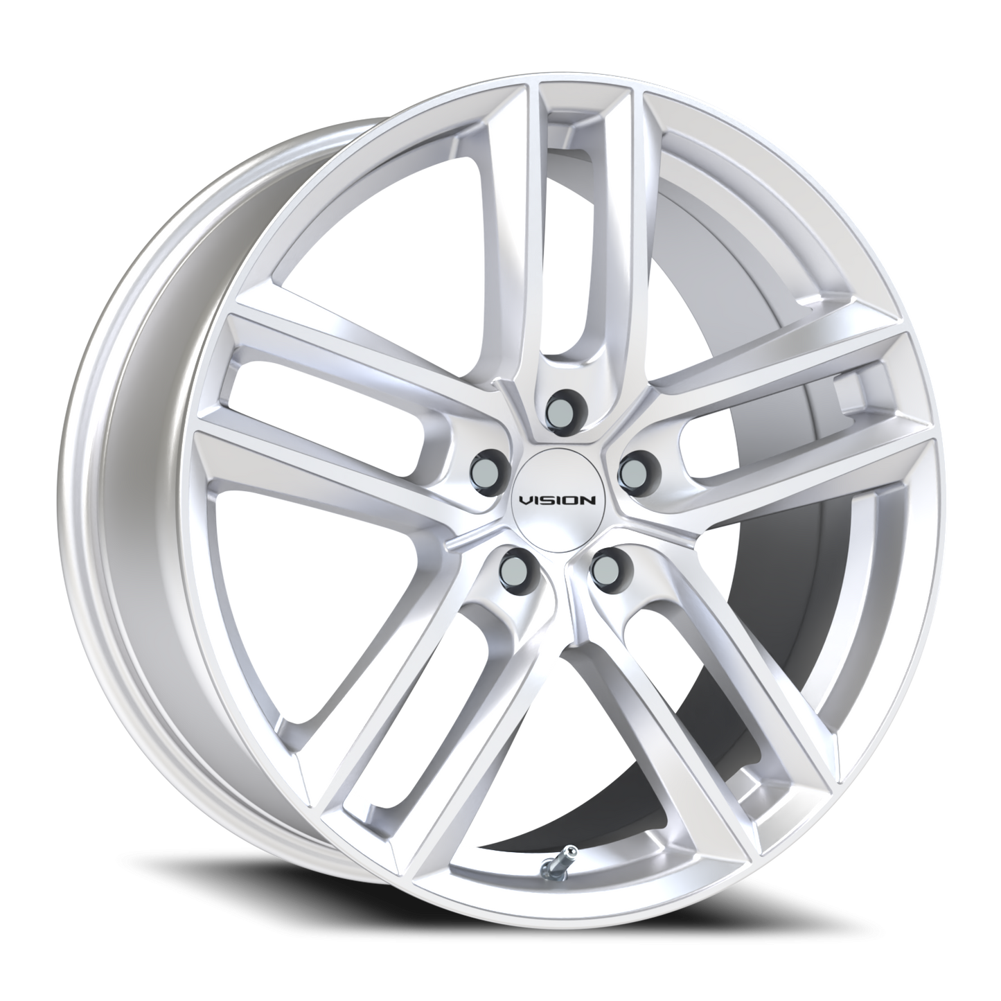 Vision Clutch 19X8.5 Hyper Silver Wheel