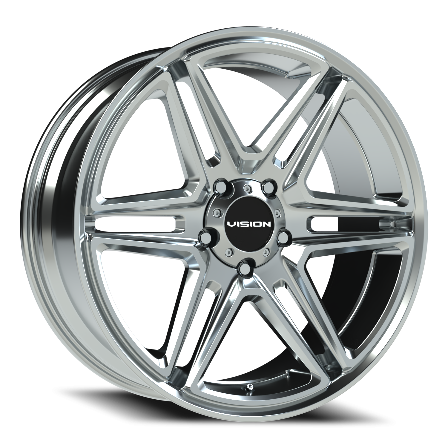 Vision Wedge 22X9.5 Chrome Wheel