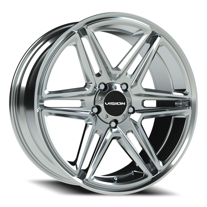 Vision Wedge 22X9.5 Chrome Wheel