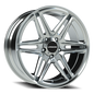 Vision Wedge 22X9.5 Chrome Wheel