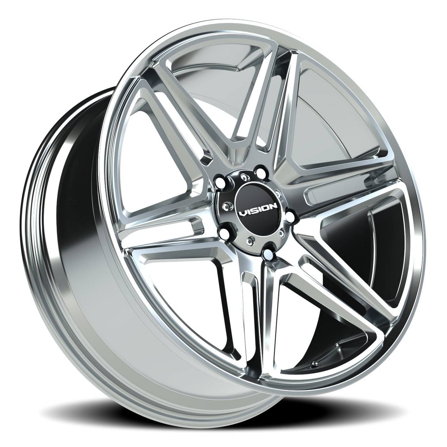Vision Wedge 22X9.5 Chrome Wheel