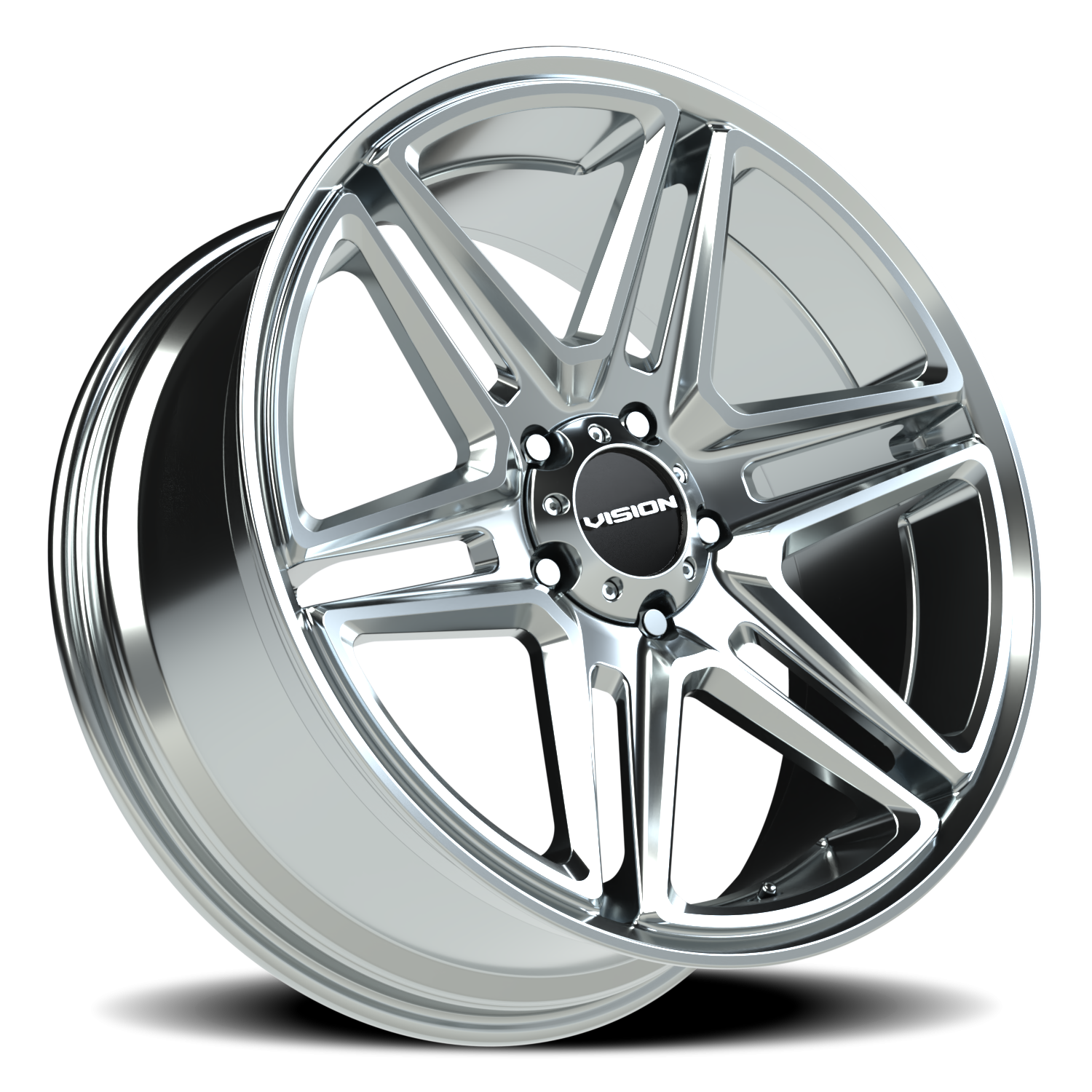 Vision Wedge 22X9.5 Chrome Wheel
