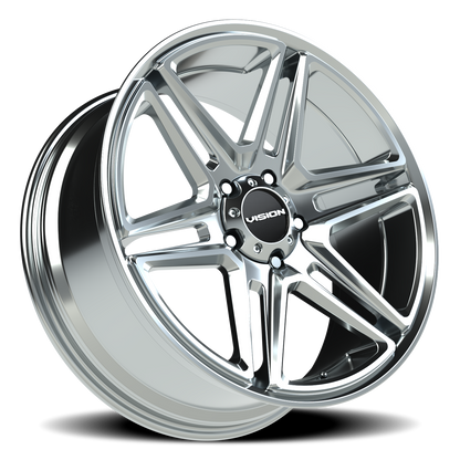 Vision Wedge 22X9.5 Chrome Wheel
