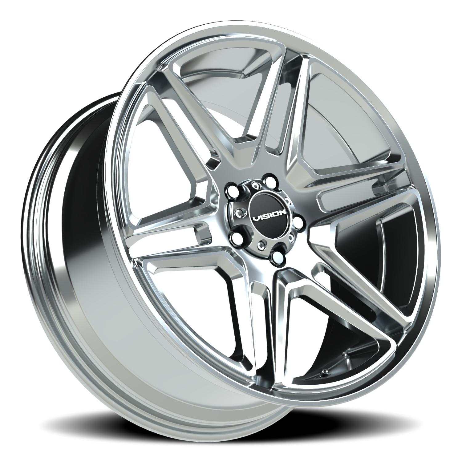 Vision Wedge 20X9 Chrome Wheel