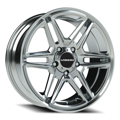 Vision Wedge 20X9 Chrome Wheel
