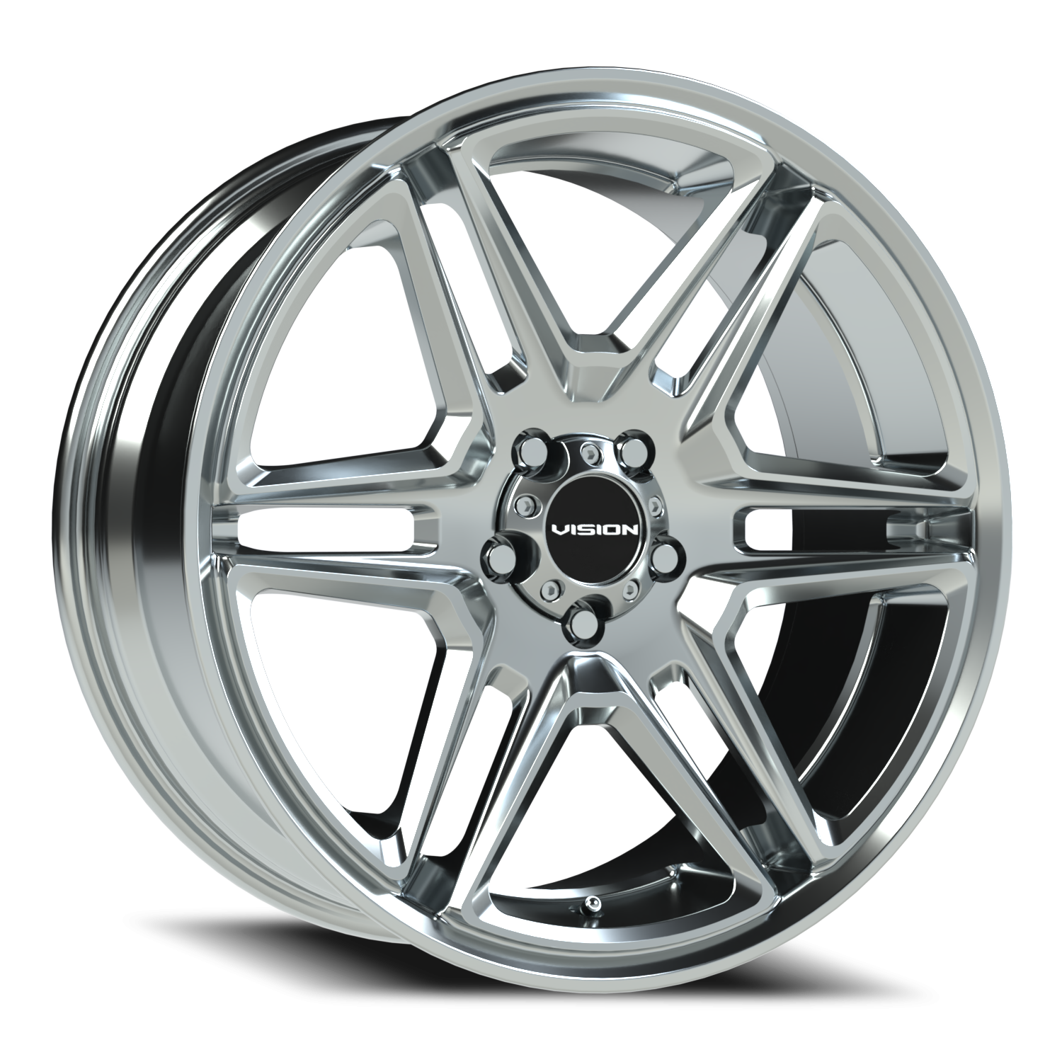 Vision Wedge 20X9 Chrome Wheel